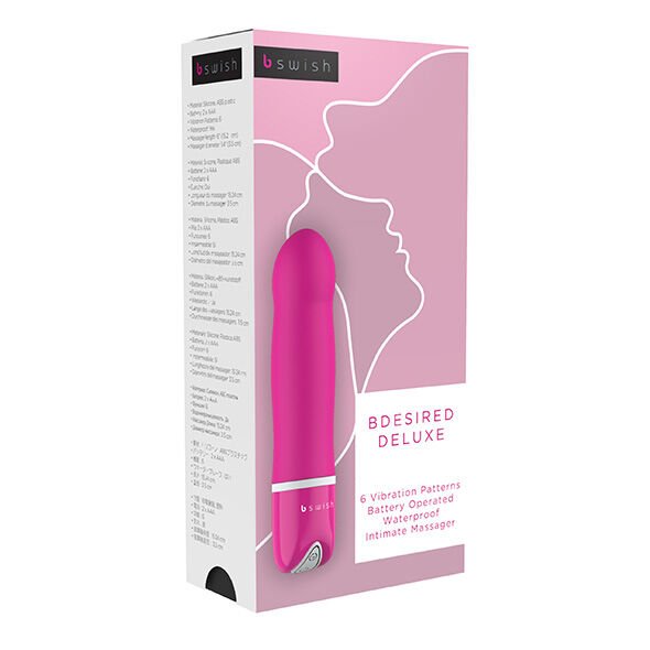 B SWISH - VIBRADOR BDESIRED DELUXE ROSA - Imagem 3