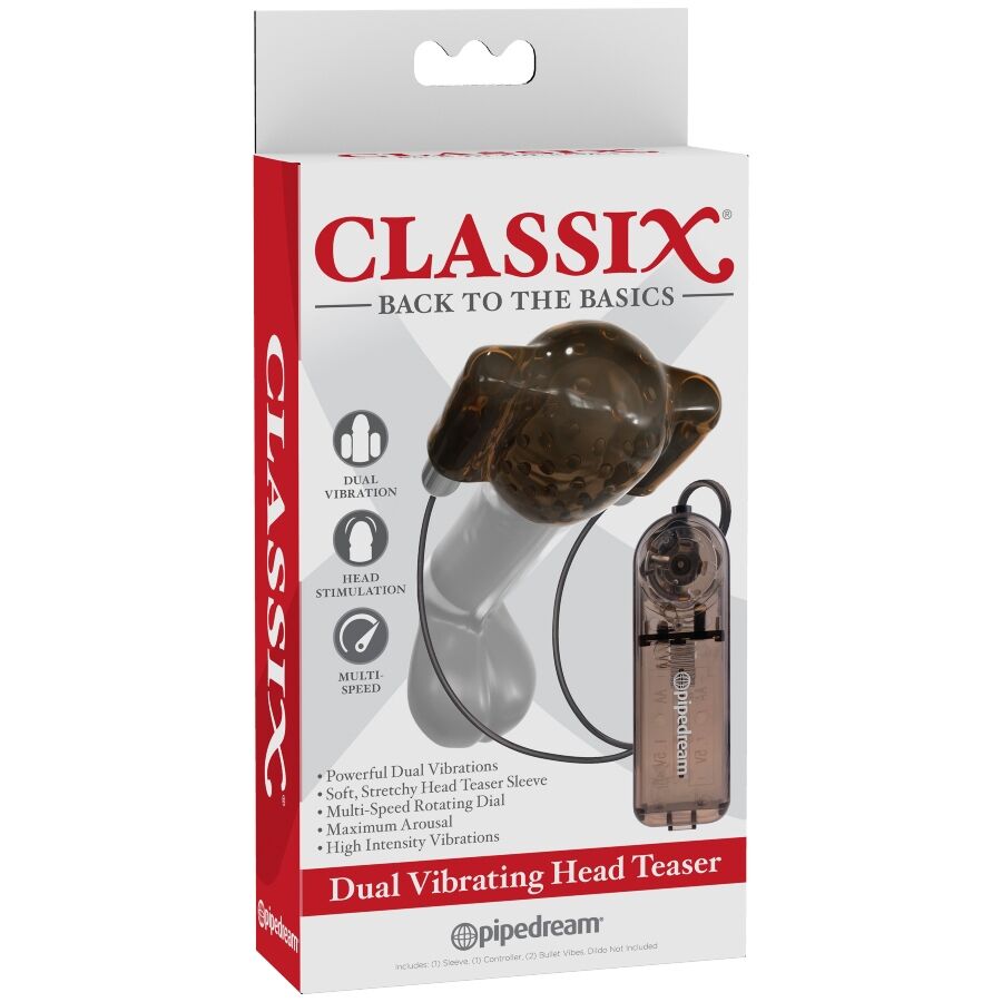 CLASSIX - DUAL VIBRATING HEAD TEASER - Imagem 4