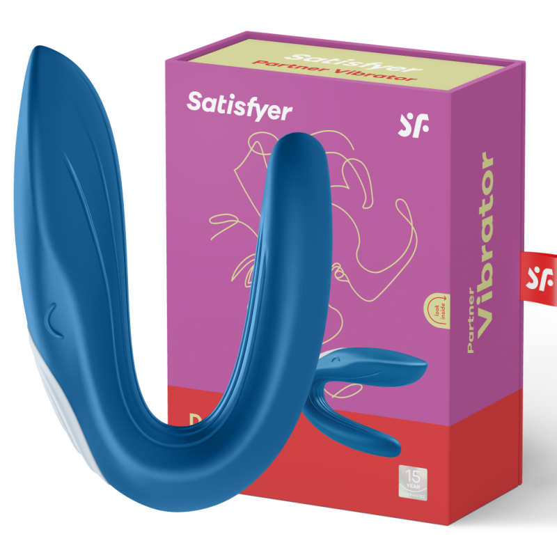SATISFYER - PARTNER TOY WHALE VIBRATOR ESTIMULANDO AMBOS OS PARTNERS EDIÇÃO 2020 - Imagem 2