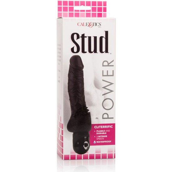 CALEXOTICS - VIBRADOR POWER STUD CLITERRIFIC PRETO - Imagem 2