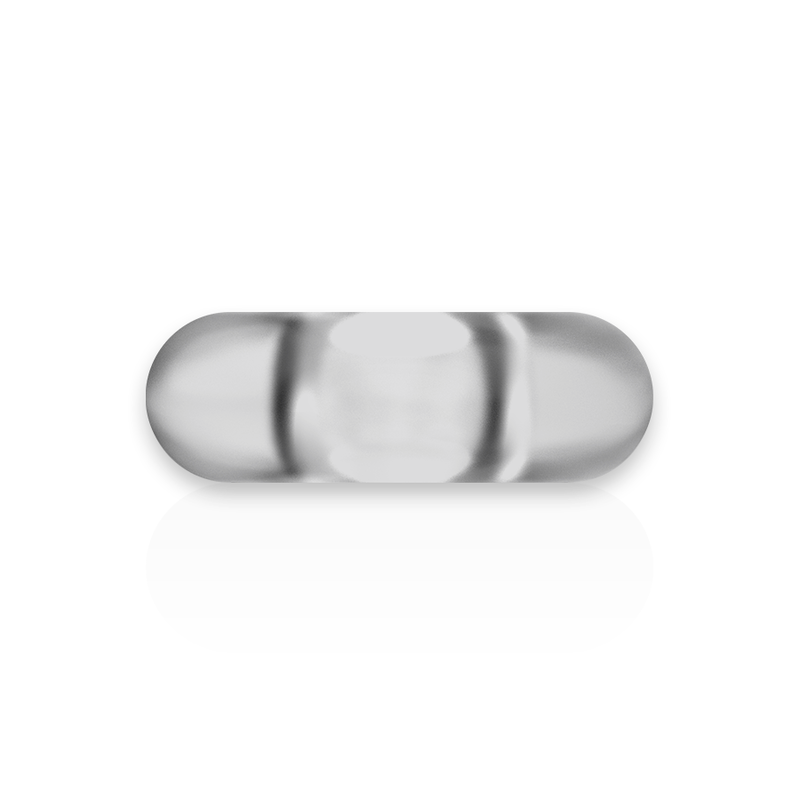 POWERING - ANEL PARA O PÊNIS SUPER FLEXÍVEL E RESISTENTE 3,5CM TRANSPARENTE - Imagem 3