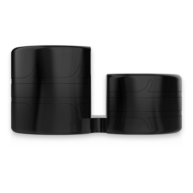POWERING - ANEL DUPLO PARA PÉNIS SUPER FLEXÍVEL E RESISTENTE PR09 PRETO - Imagem 5