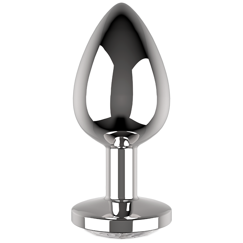 COQUETTE CHIC DESIRE - PLUGUE ANAL METAL COR CLARO TAMANHO M 3.5 X 8 CM - Imagem 5
