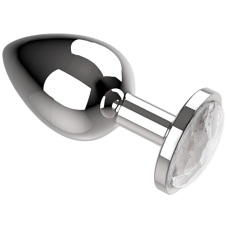 COQUETTE CHIC DESIRE - ANAL PLUG METAL COR BRANCO TAMANHO L 4 X 9 CM - Imagem 5