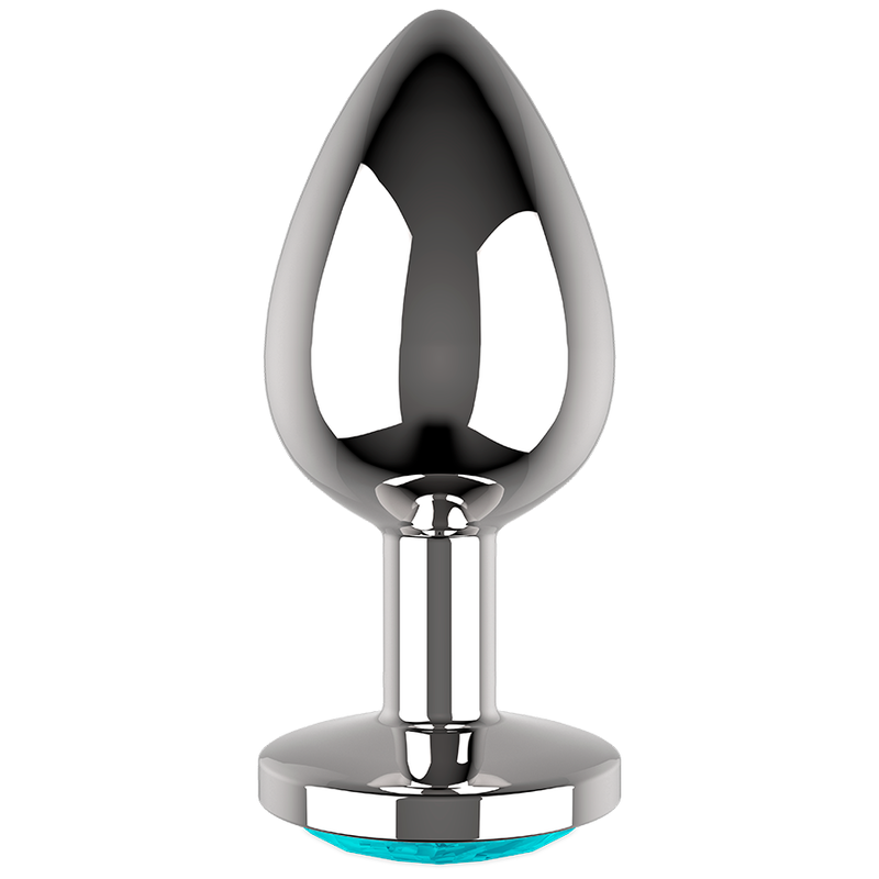 COQUETTE CHIC DESIRE - ANAL PLUG METAL AZUL COR TAMANHO L 4 X 9 CM - Imagem 3