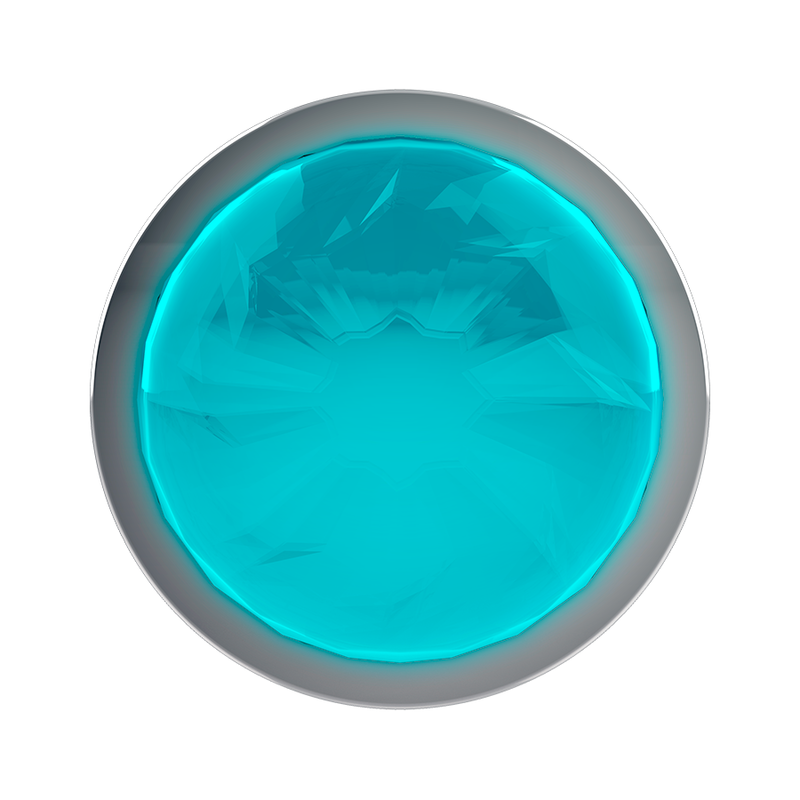 COQUETTE CHIC DESIRE - ANAL PLUG METAL AZUL COR TAMANHO L 4 X 9 CM - Imagem 4