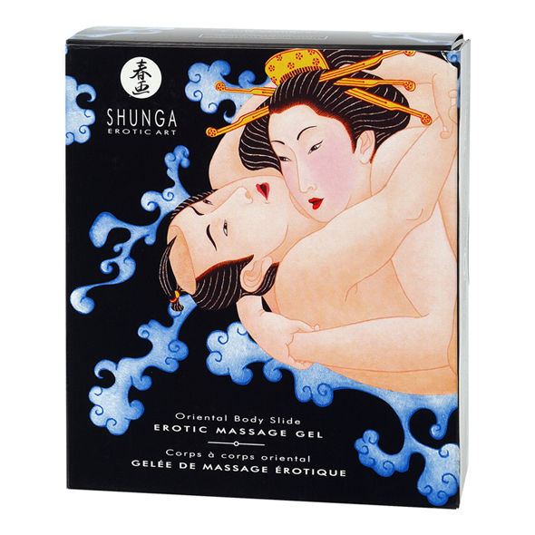 SHUNGA - GEL DE MASSAGEM ERÓTICA ORIENTAL CORPO A CORPO COM FRUTAS EXÓTICAS - Imagem 2