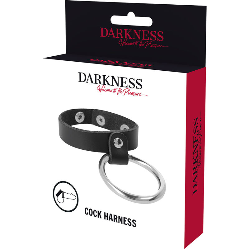 DARKNESS - ANEL DE METAL PARA PÊNIS E TESTÍCULOS - Imagem 2