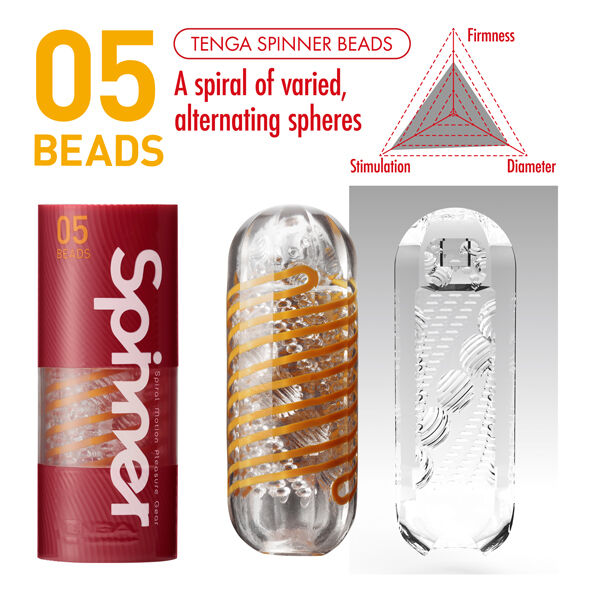 TENGA - CONTAS DE MASTURBADOR SPINNER - Imagem 4