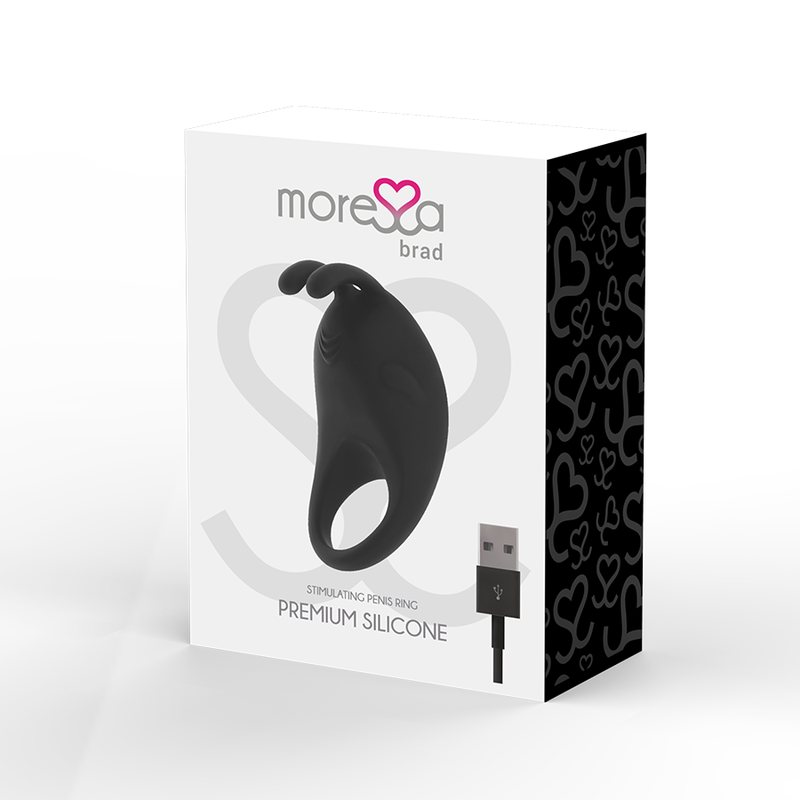 MORESSA - BRAD PREMIUM SILICONE RECARREGVEL PRETO - Imagem 3