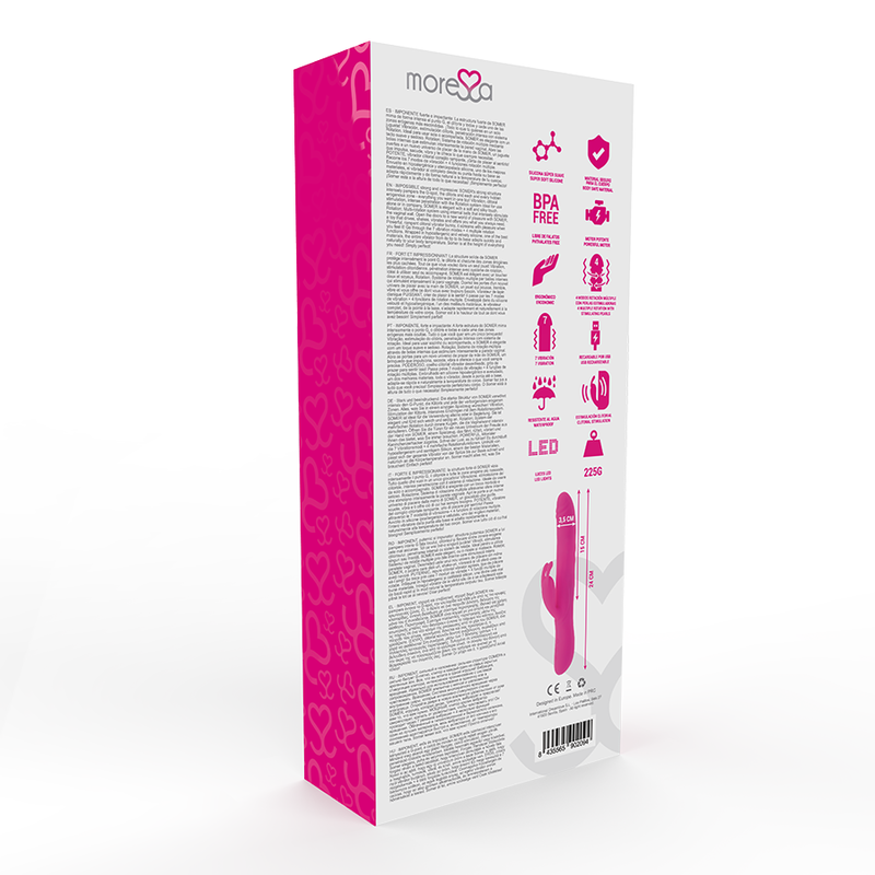 MORESSA - VIBRADOR PREMIUM SOMER COM ROTAO MÚLTIPLA - Imagem 4