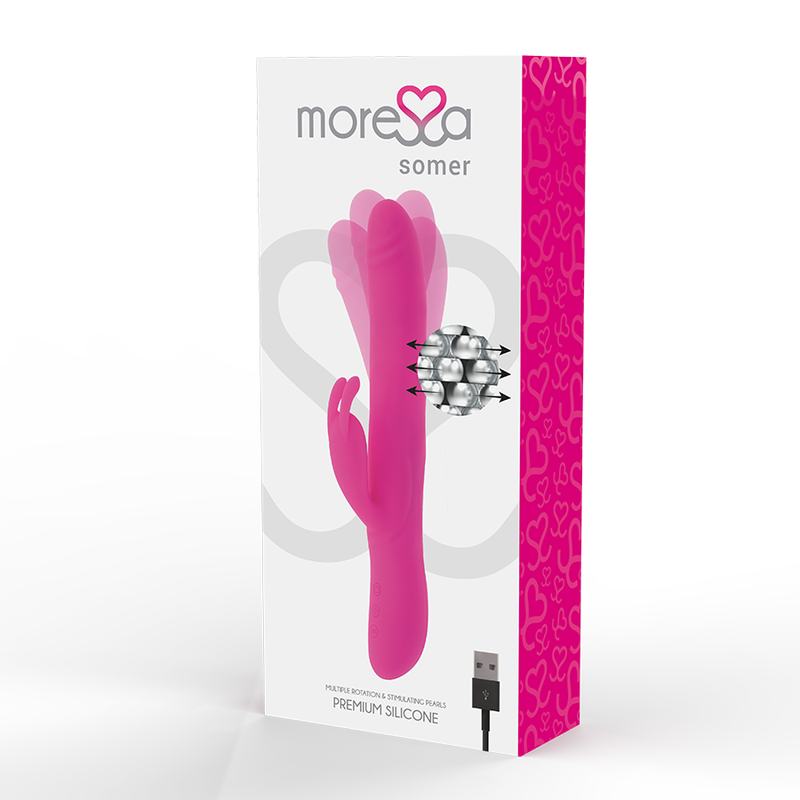 MORESSA - VIBRADOR PREMIUM SOMER COM ROTAO MÚLTIPLA - Imagem 3