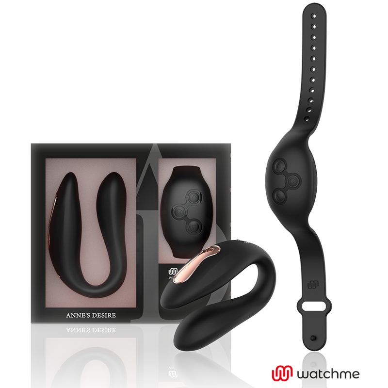 ANNE'S DESIRE - DUAL PLEASURE TECNOLOG UM WATCHME PRETO - Imagem 2
