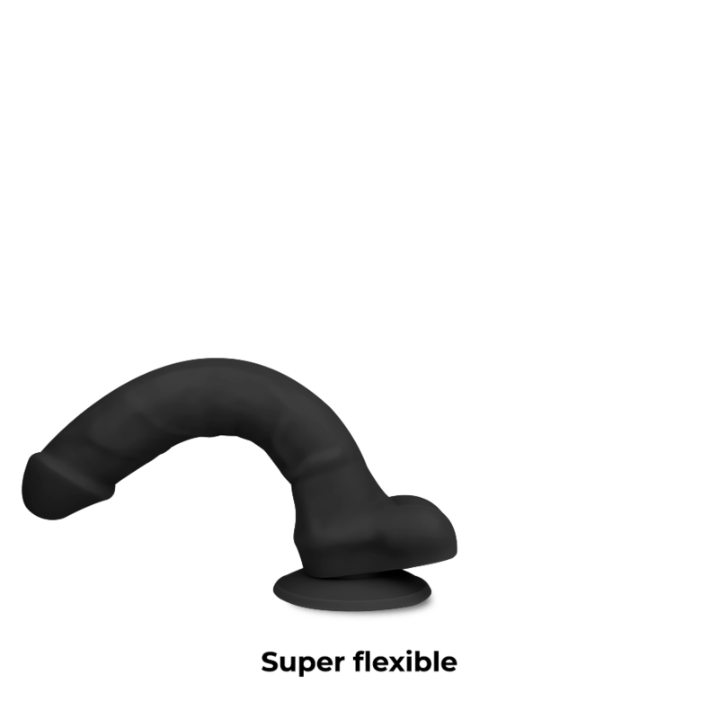 COCK MILLER - ARNÊS + DENSIDADE DE SILICONE ARTICULVEL COCKSIL PRETO 19,5 CM - Imagem 4