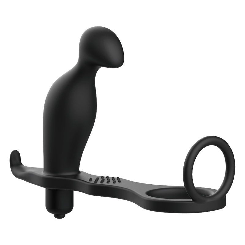 ADDICTED TOYS - PLUG ANAL - COM ANEL DE SILICONE PRETO 12 CM - Imagem 2